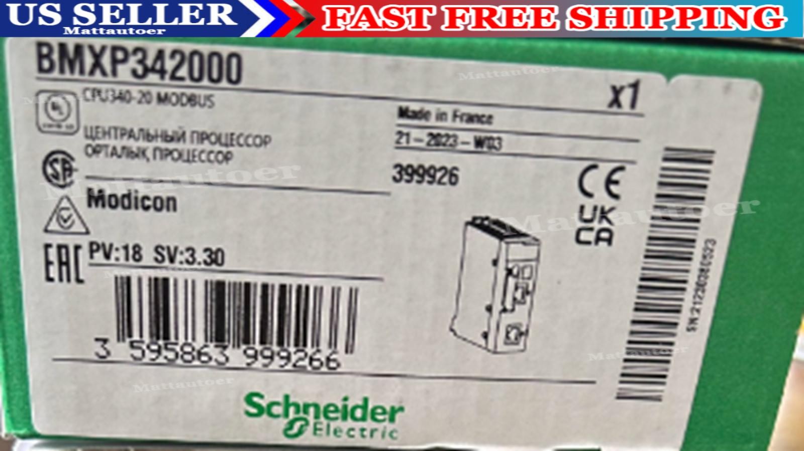 New In Box Schneider BMXP342000