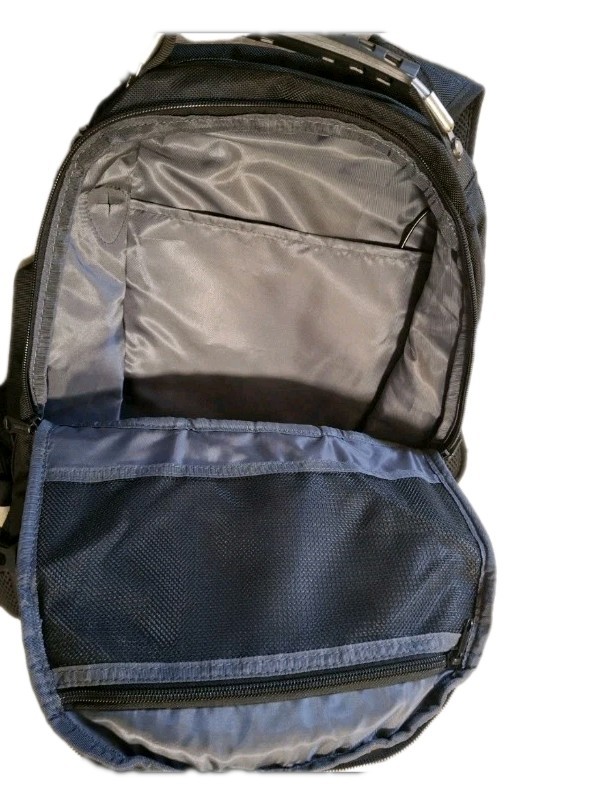 Yorepek Black/Gray Laptop Backpack 17" Padded Multiple Compartments