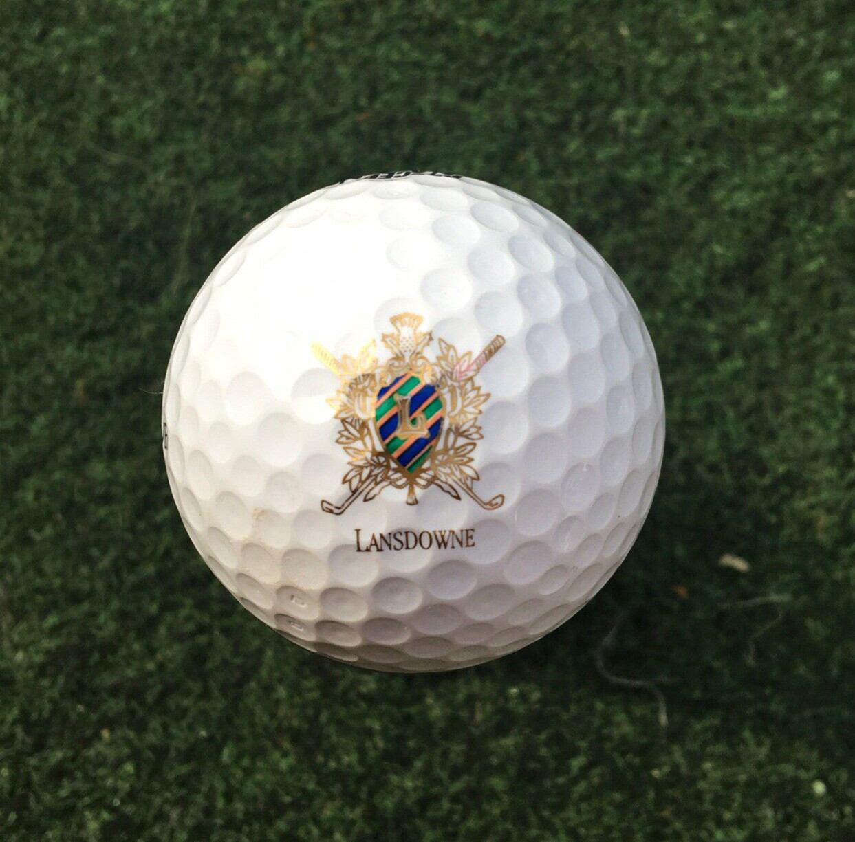 The Golf Club at Lansdowne logo golf ball (Lansdowne, VA) Precept Dynawing II
