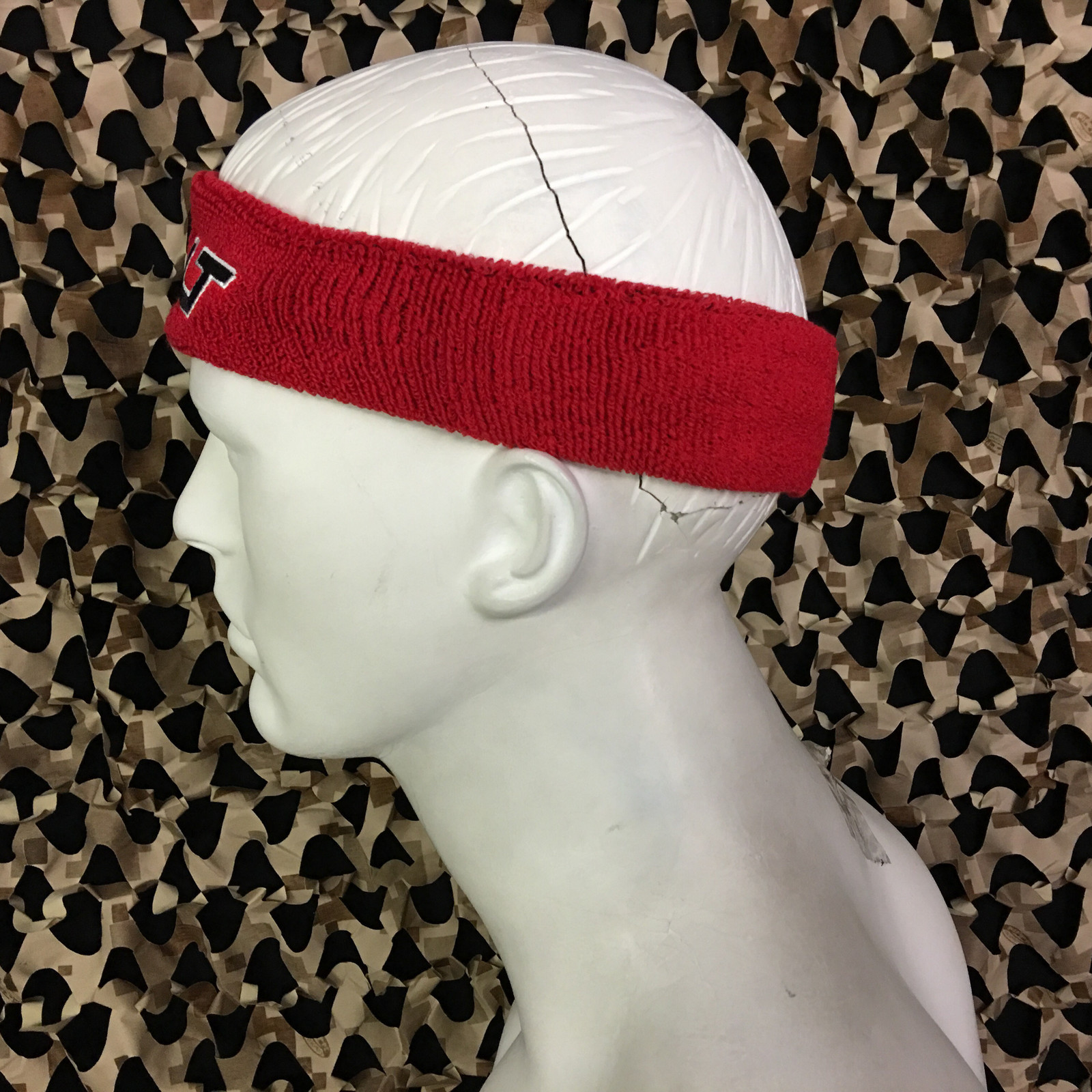 NEW Exalt Paintball Padded Sweatband Headband Head Sweat Band - Red/Black