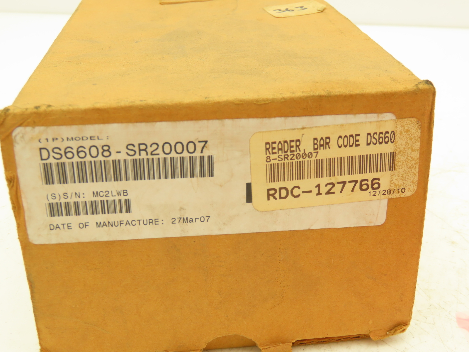 Symbol DS6608-SR20007 Barcode Scanner