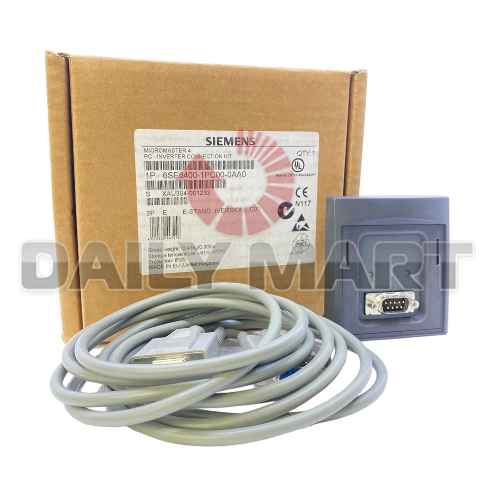 New In Box SIEMENS 6SE6400-1PC00-0AA0 PC Inverter Connection Kit