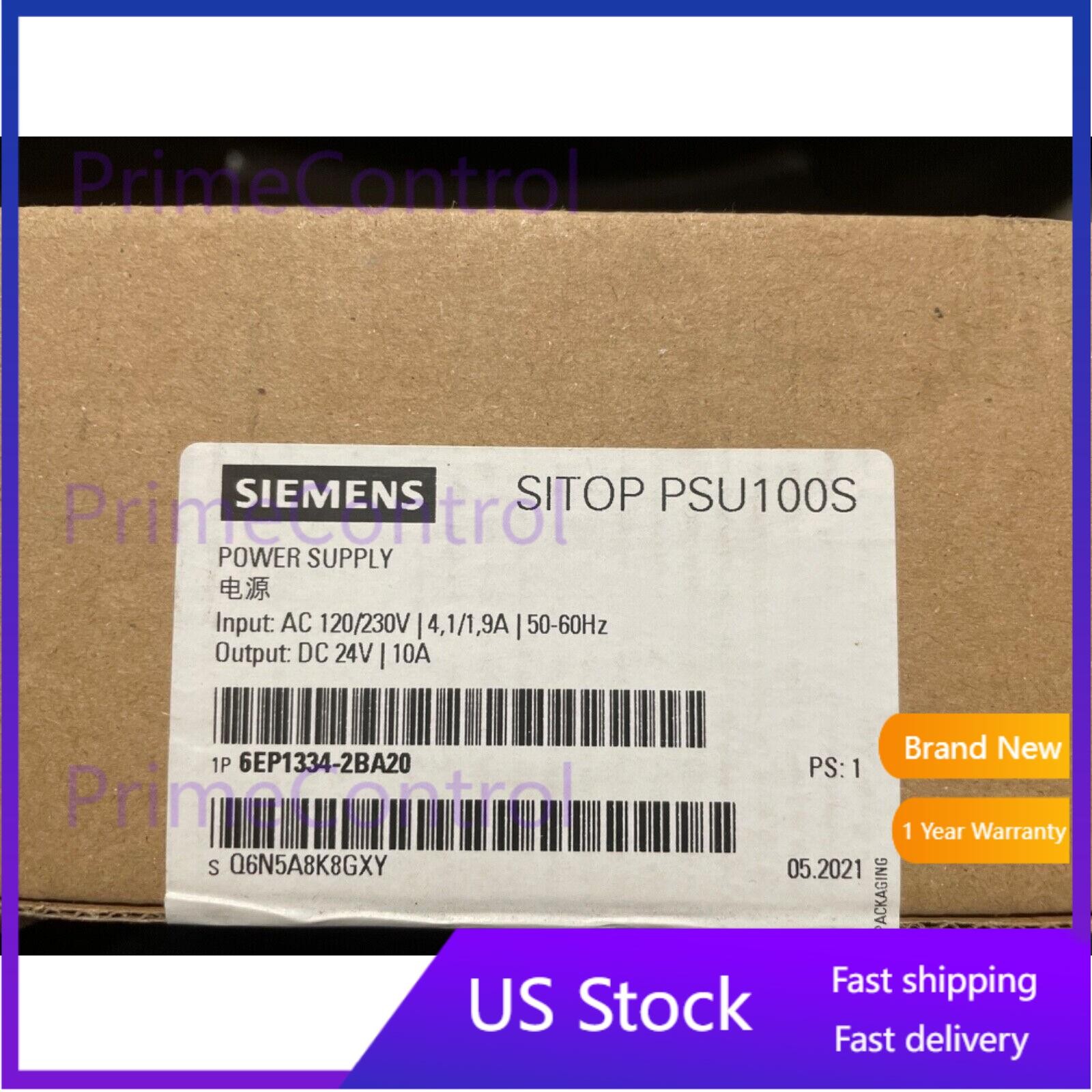 New in box Siemens 6EP1334-2BA20 Sitop PSU100S Power Supply 6EP13342BA20