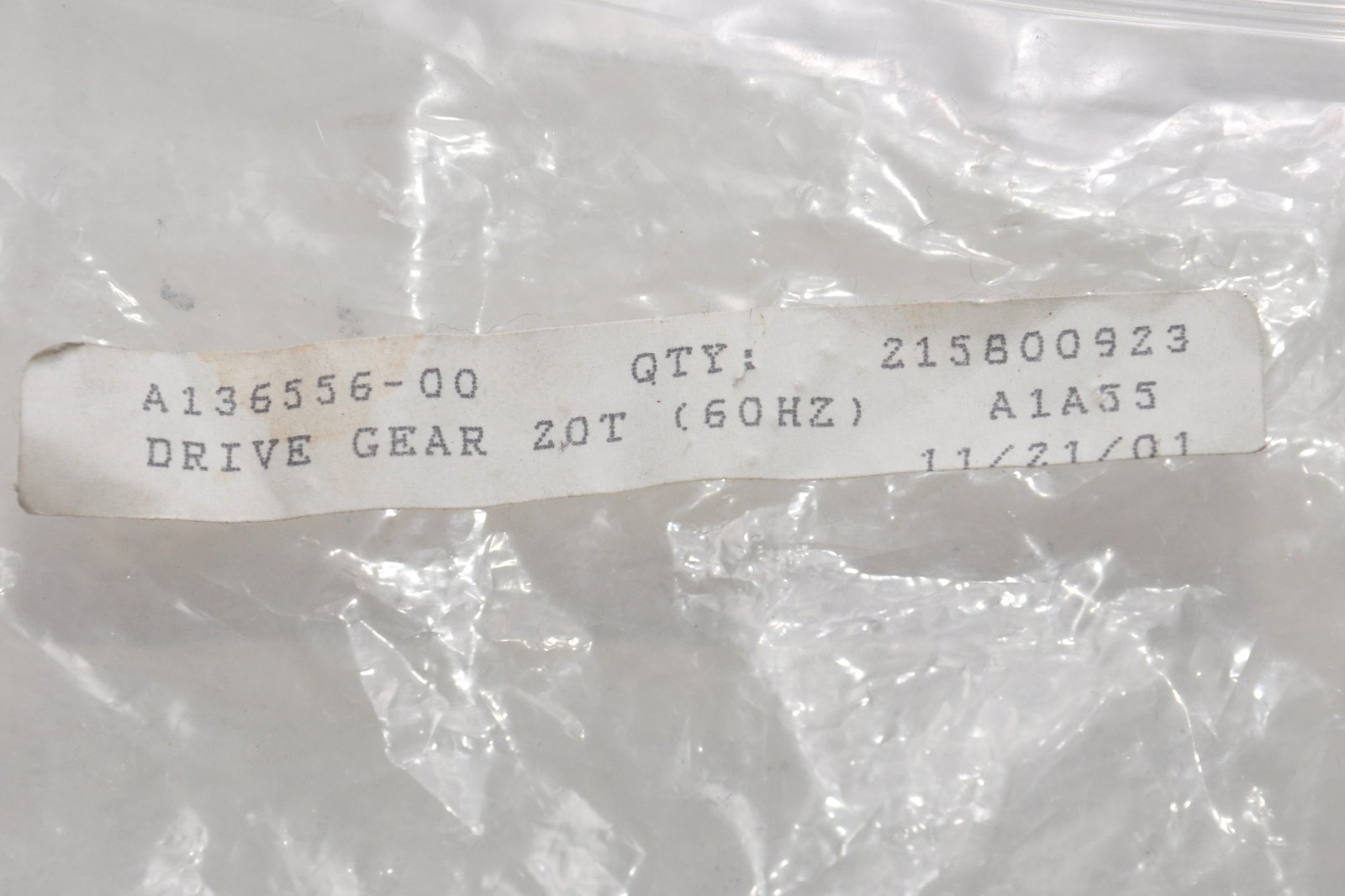 2 Genuine Noritsu 20 tooth drive gears for mini lab PROCESSOR; NOS