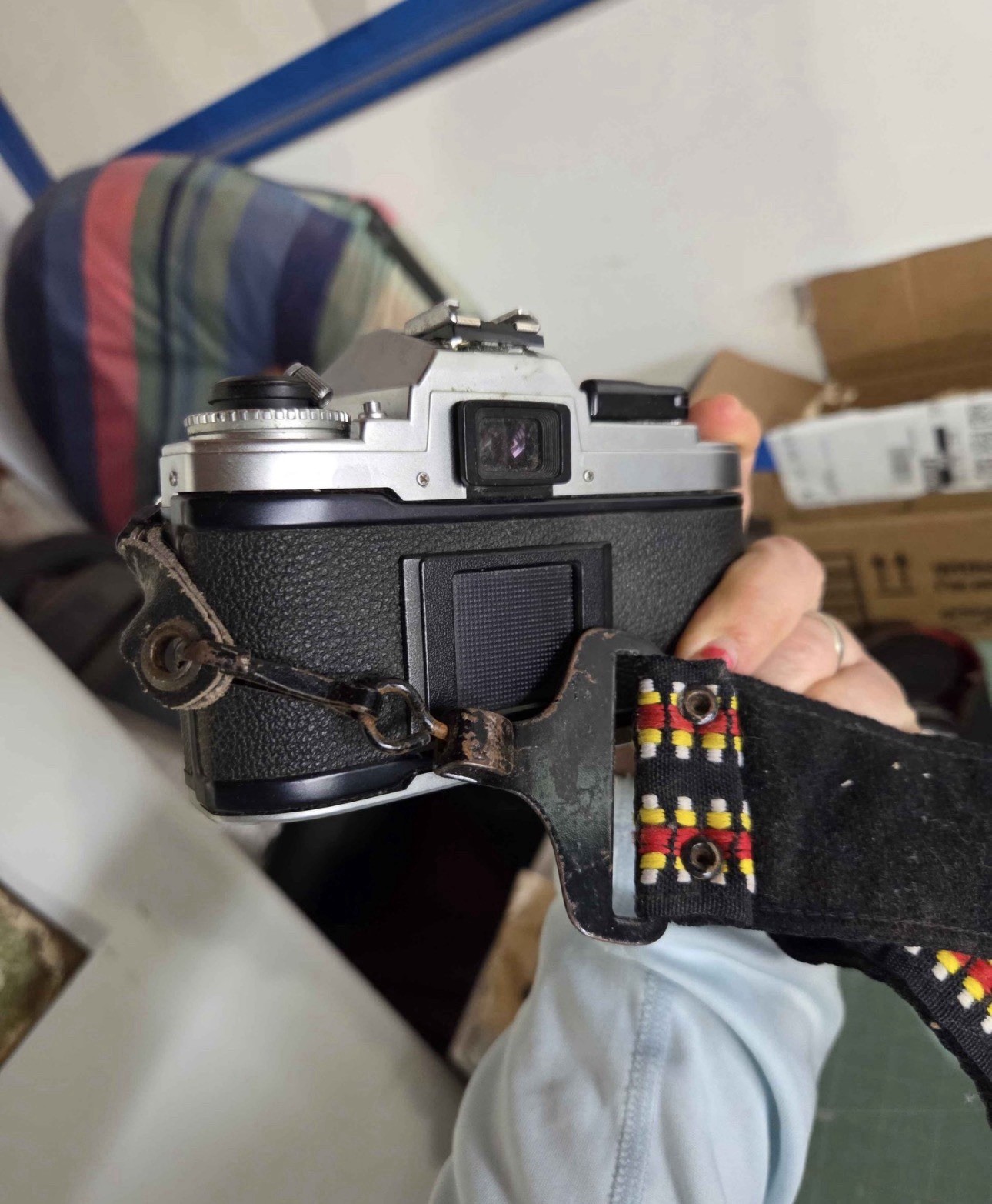 Vintage Nikon FG 35mm Film Camera Bundle w/ Lenses , Flash, Strap & Instructions