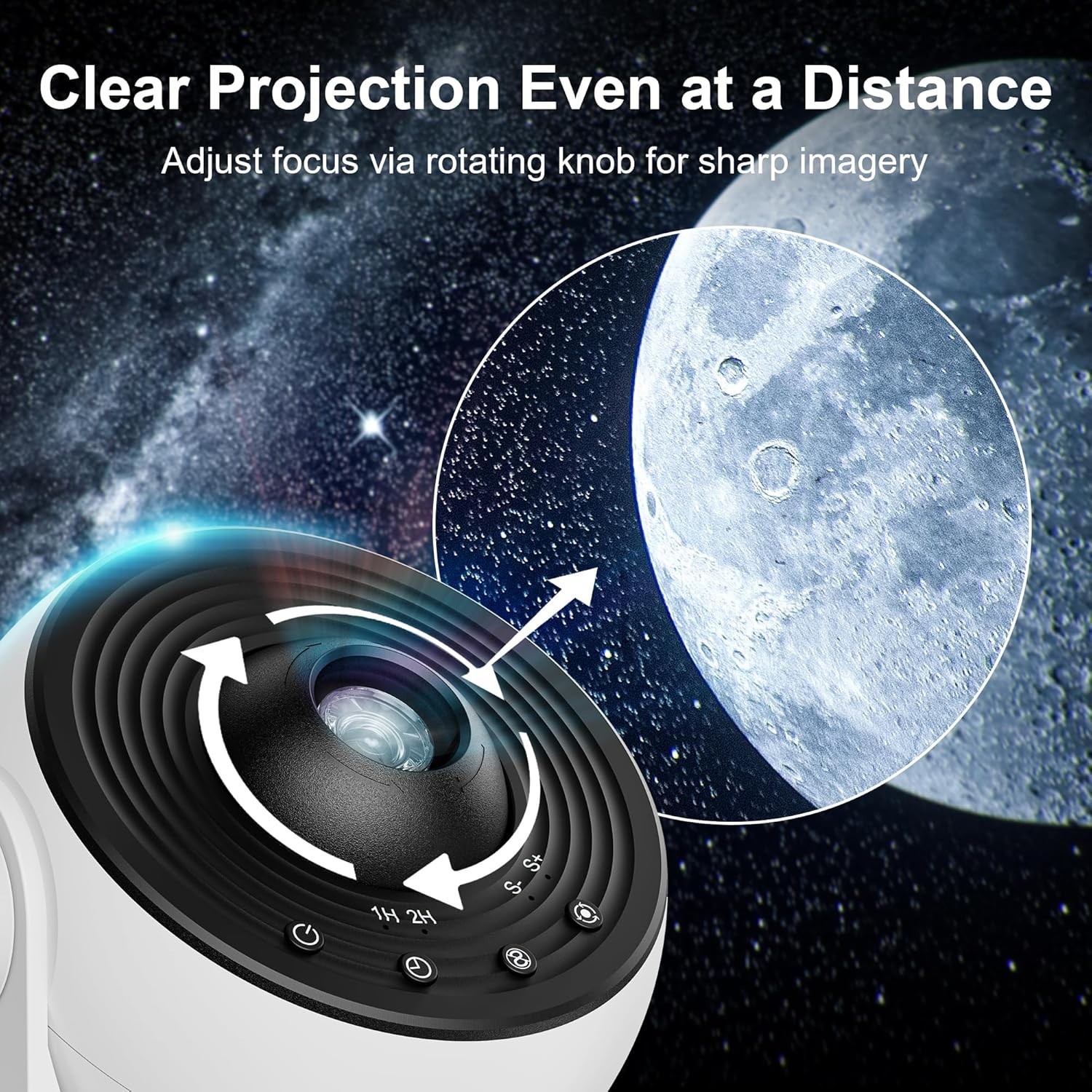 Planetarium Projector Pro: 13-in-1 Galaxy Light with Timer for Bedroom Elegance
