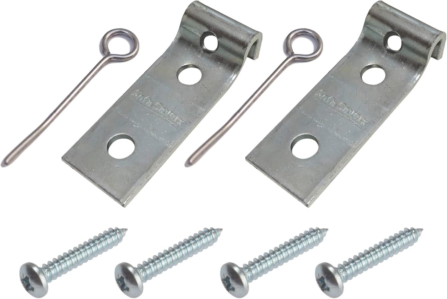 Sofa Savers: 2-Pack Zig Zag Spring Repair Brackets with Screw Kit & Instructions