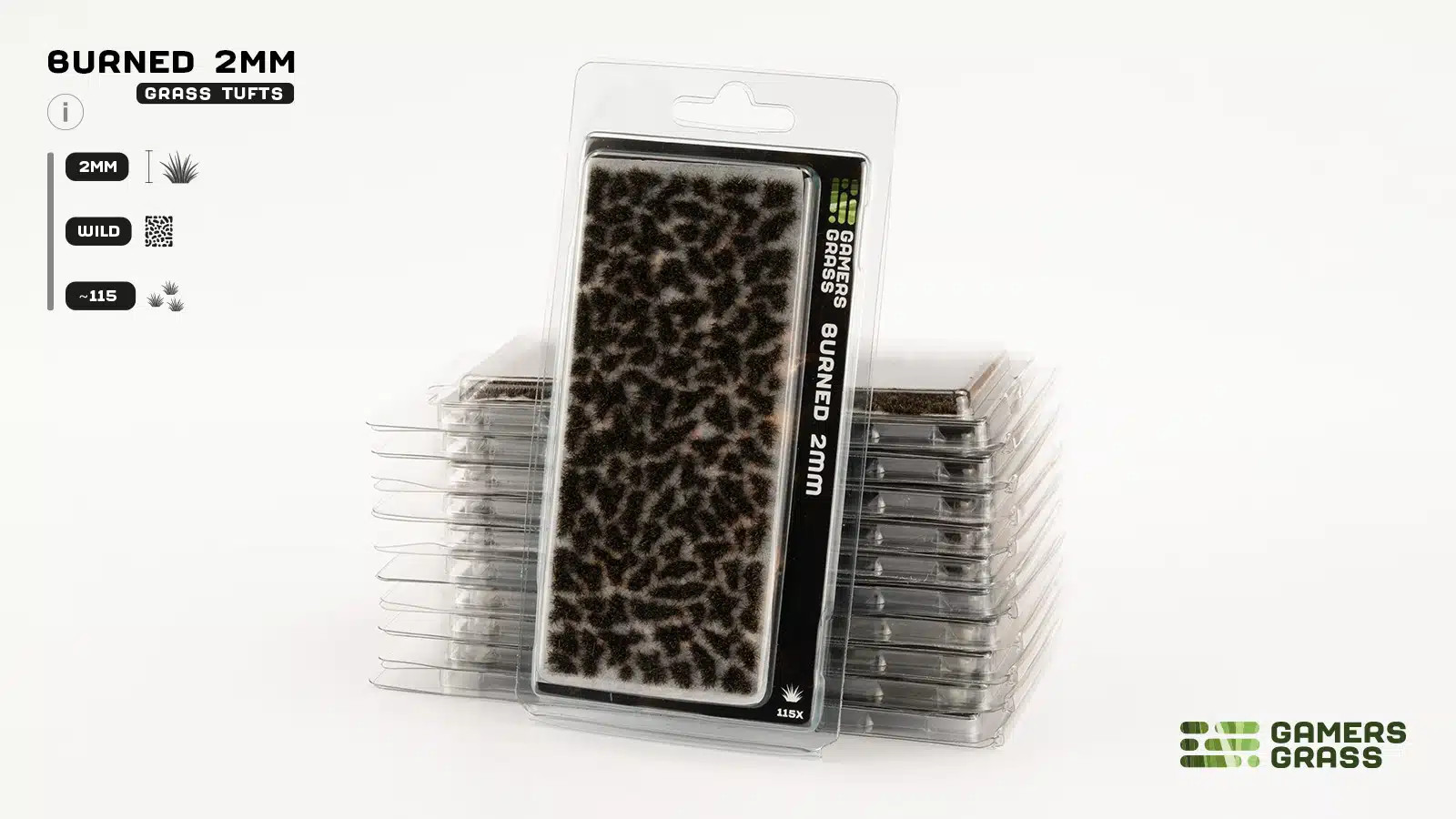 Gamers Grass: Burned Tuft (2mm)