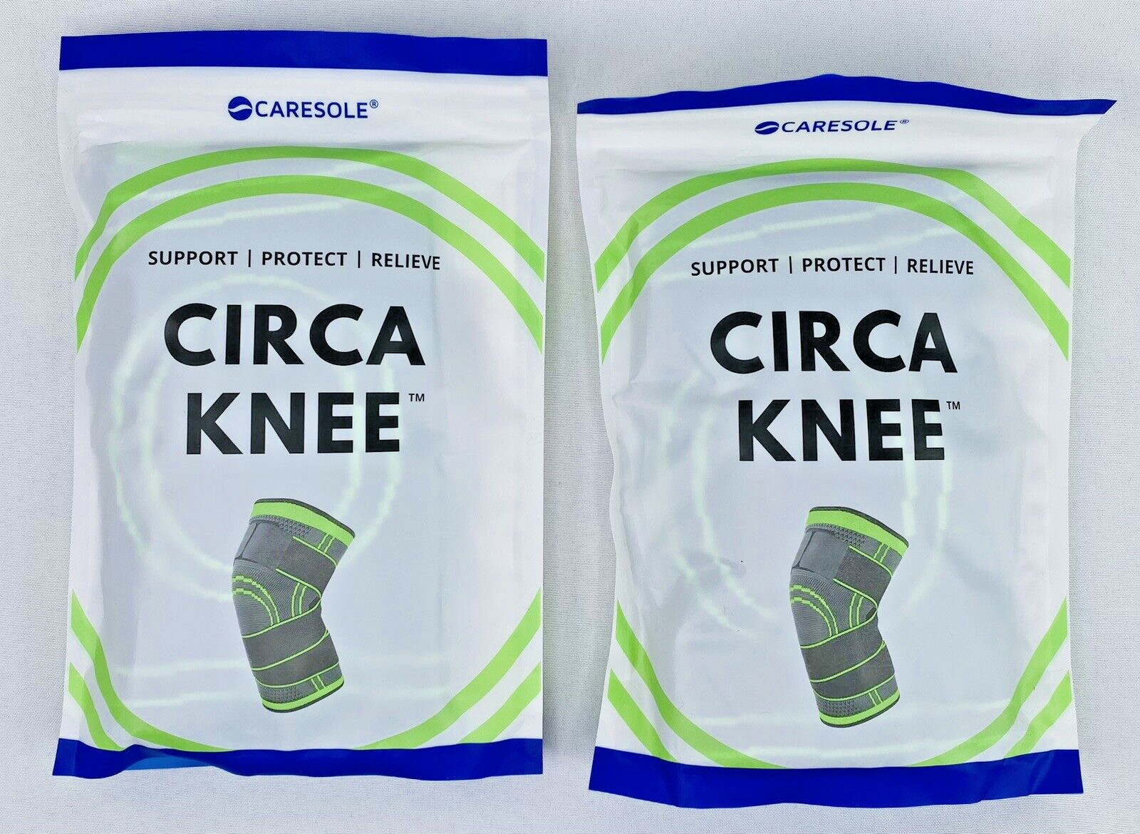 Set of 2 - Circa Knee Sleeves - XL - Compression Knee Sleeves for Men/Women- NEW