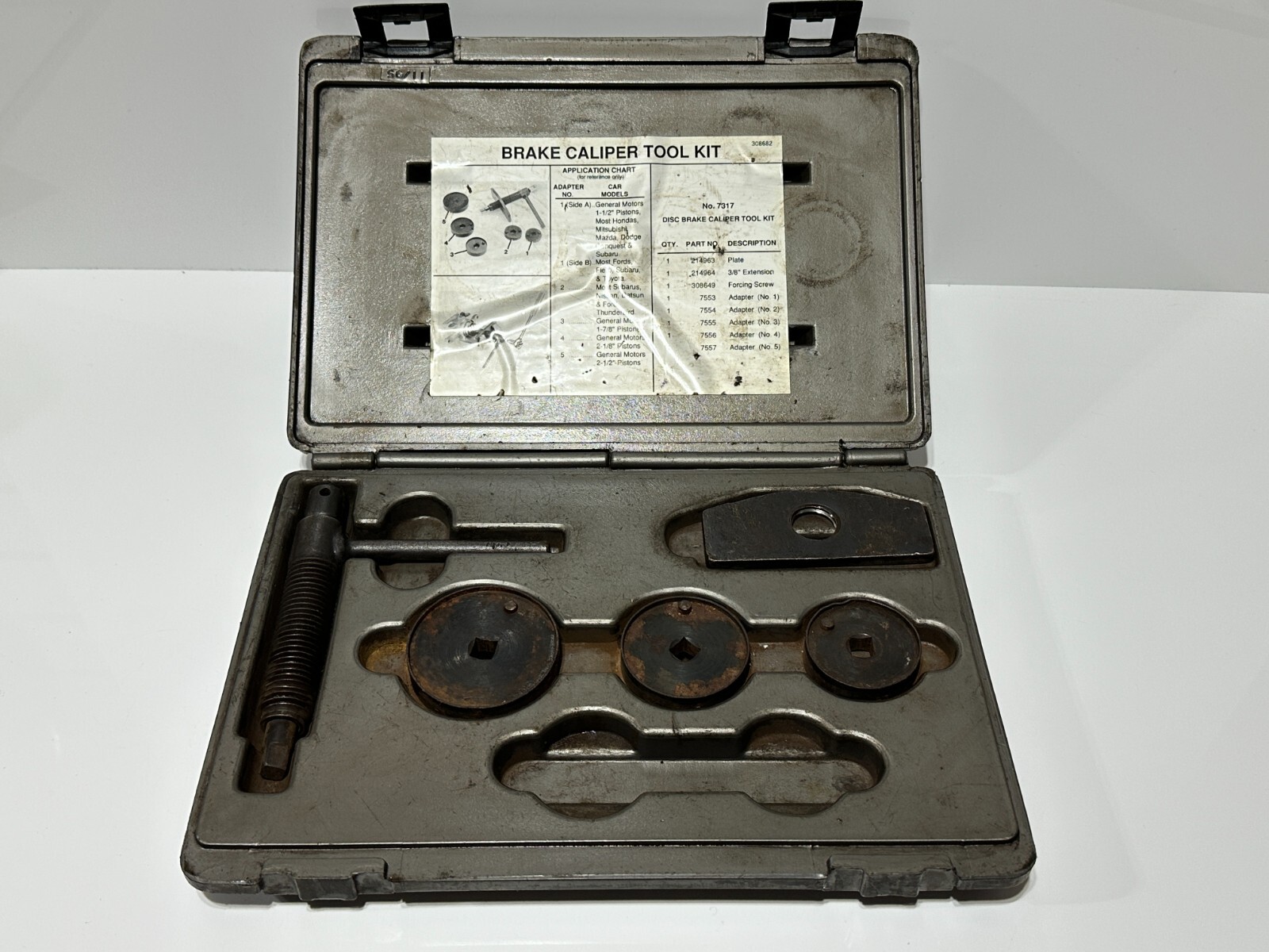 OTC Tools USA 7317 Brake Caliper Tool Kit Set - Missing 2 Pieces