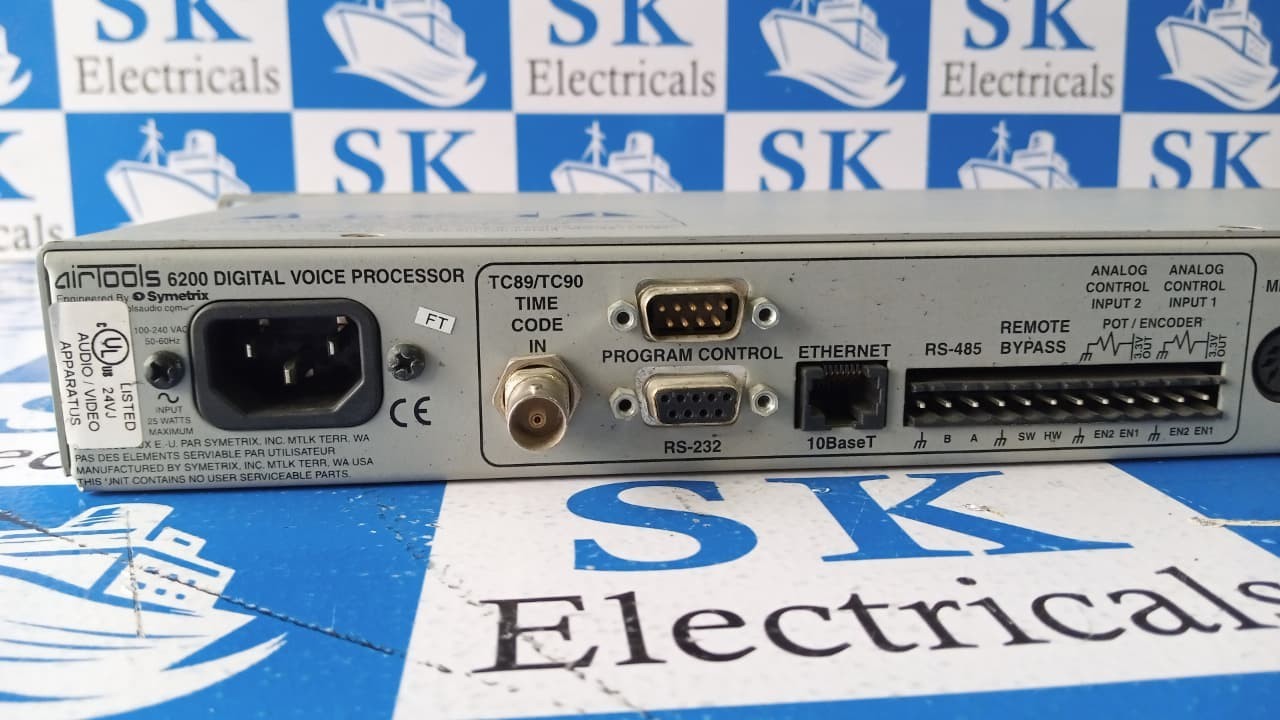 AIRTOOLS SYMETRIX 6200 DIGITAL MIC PREAMPLIFIER VOICE SPEECH PROCESSOR VOICEOVER