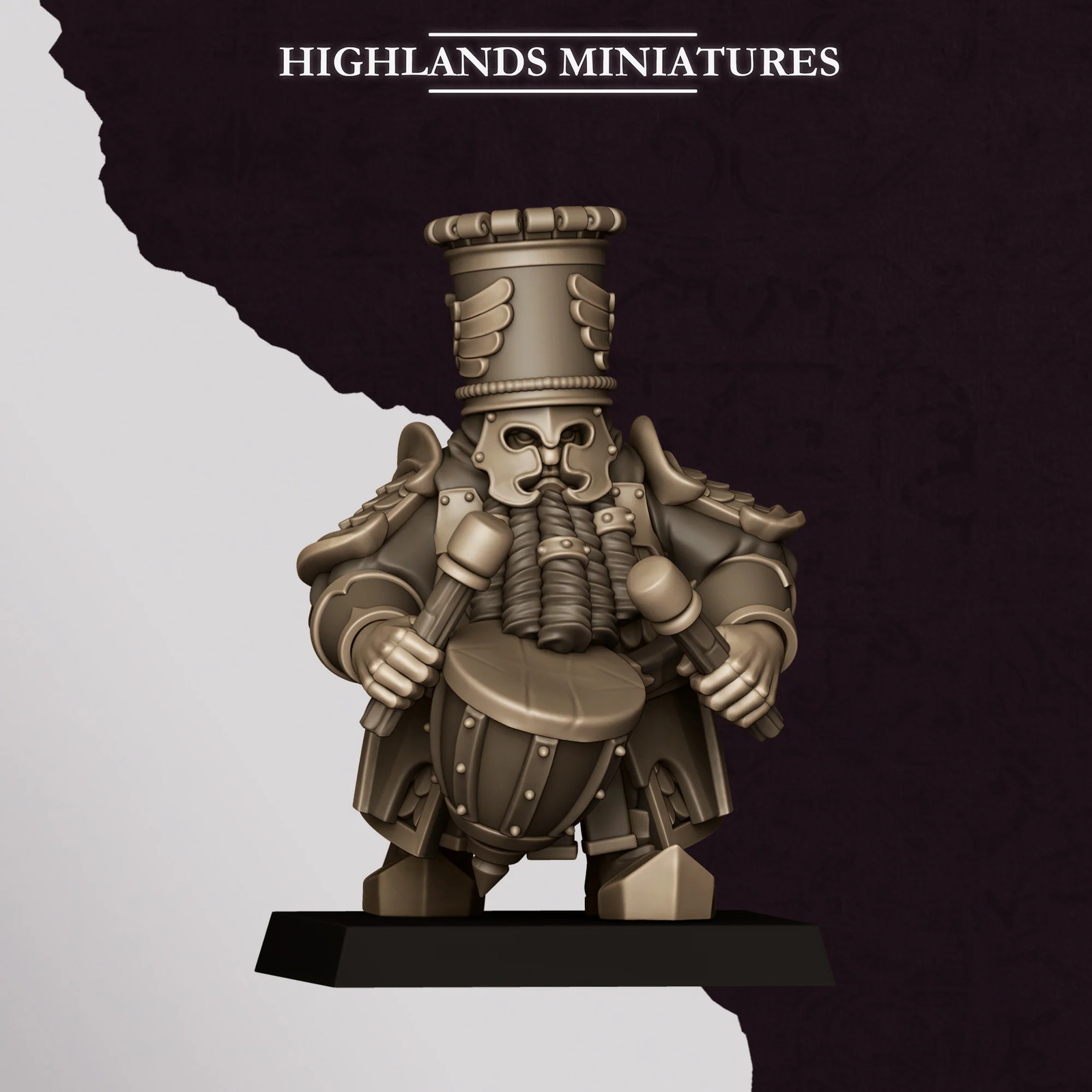 Marduk Heavy Guard Command Group - Resin Tabletop Miniature