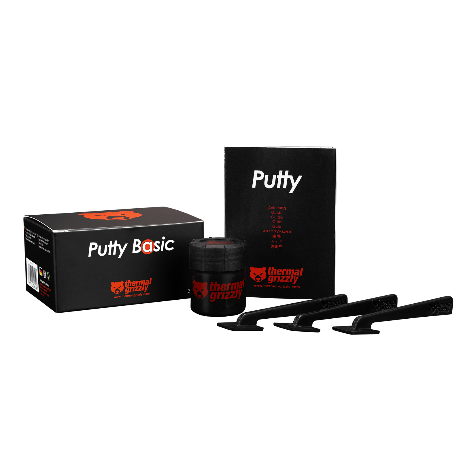 Thermal Grizzly TG Putty Basic for GPU Modding and Thermal Pad Replacement, 30g