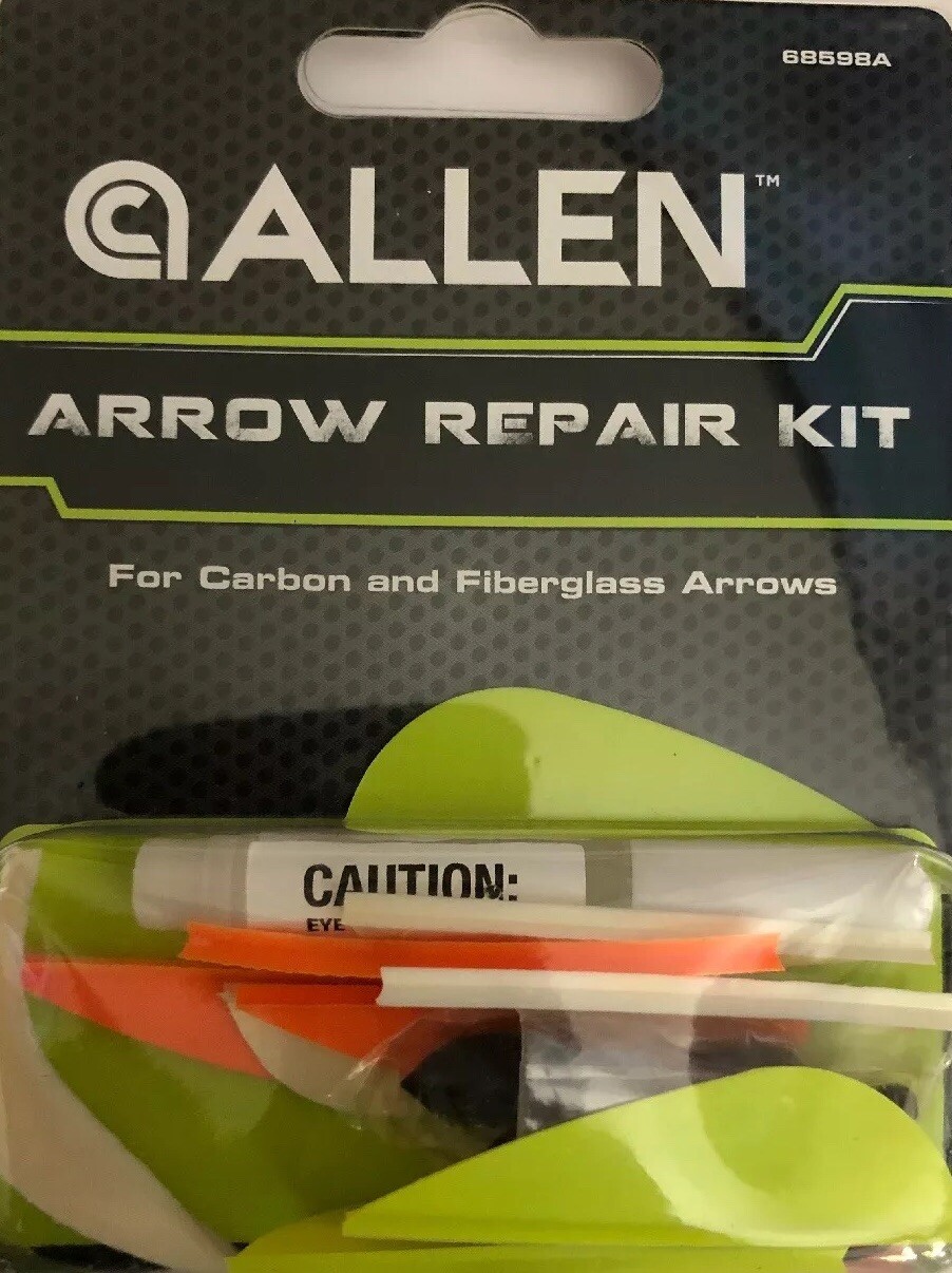 ALLEN Arrow Repair Kit For Carbon and Fiberglass Arrows-RARE VINTAGE-SHIP N 24HR