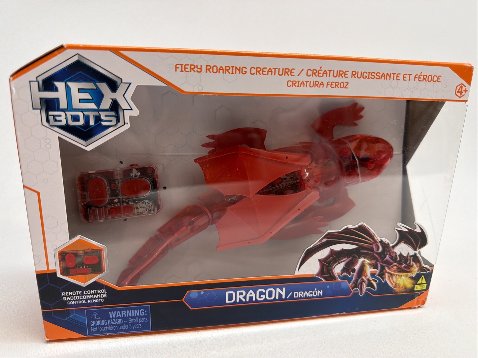 HEX Bots Remote Control Dragon With Adjustable Wings Rotating Paws Flexible 🔥