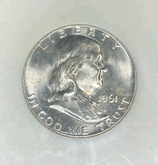 1961-D FRANKLIN SILVER HALF DOLLAR ~ NGC MS 64 ~ BEAUTIFUL COIN ~REF#05-021