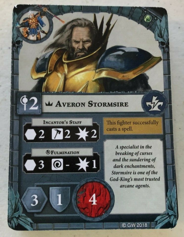 Warhammer Underworlds Faction Cards: Stormsire's Cursebreakers