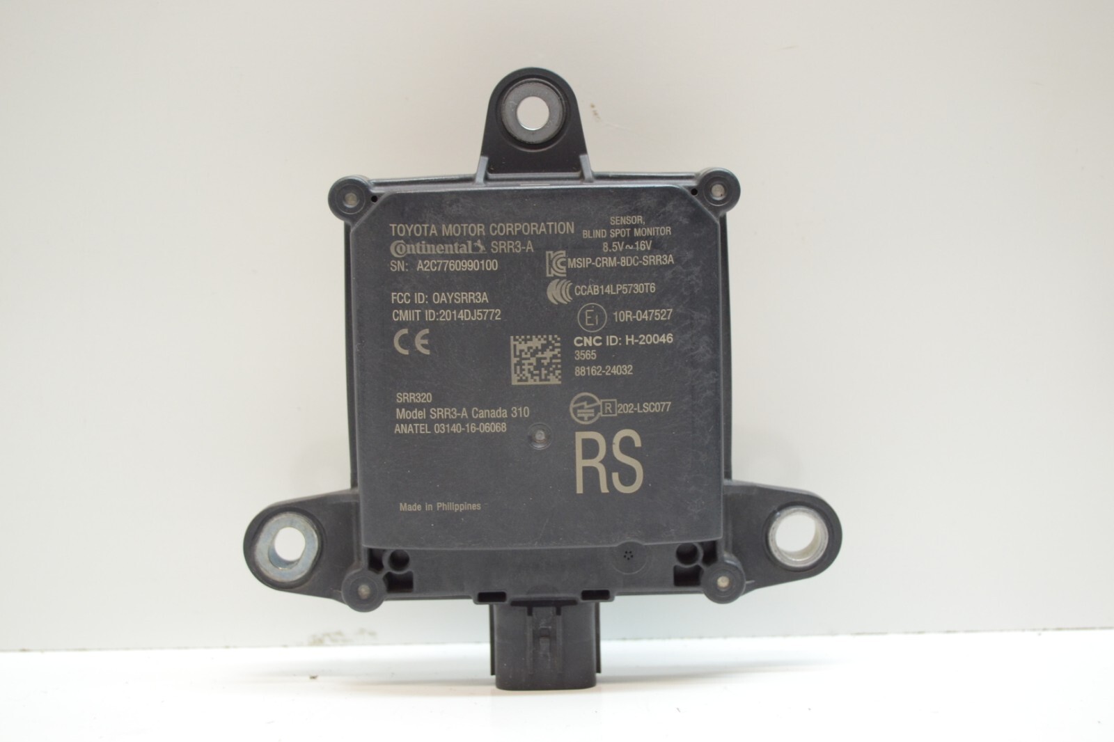 2020-2022 LEXUS RC350 REAR BLIND SPOT DETECTION SYSTEM WARNING SENSOR OEM USED