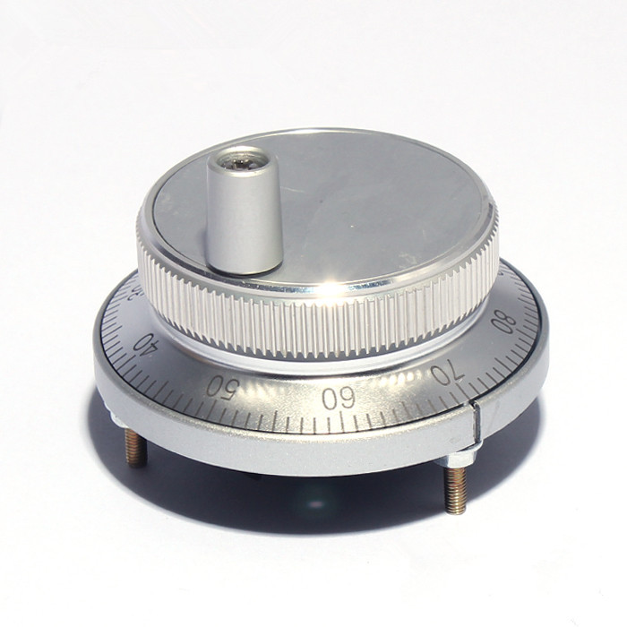 Silver 6 Terminal 100PPR Eletronic Hand Wheel Manual Pulse Generator Encoder CNC