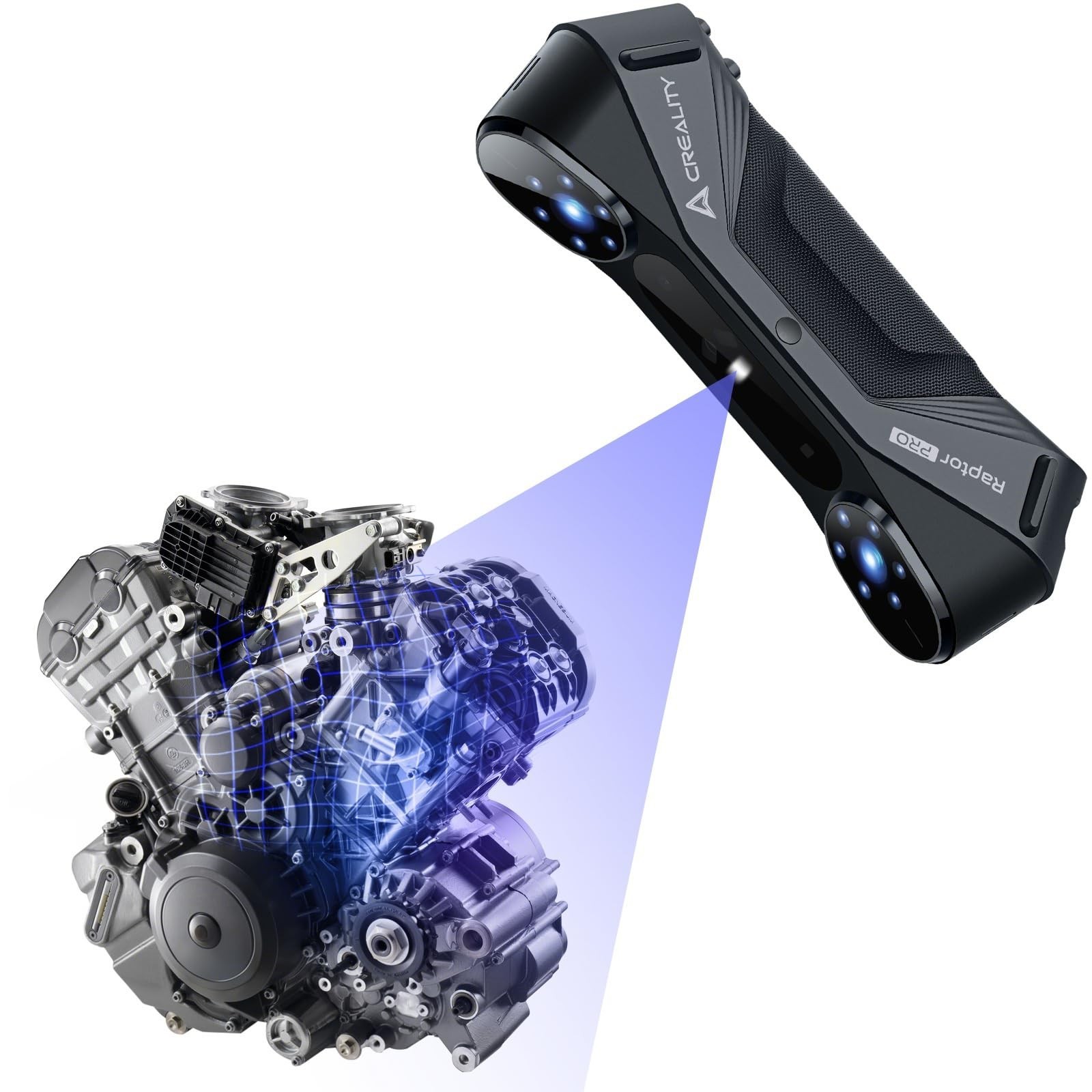 Creality CR-Scan Raptor Pro 3D Scanner 0.02mm Metrology Accuracy EU Plug