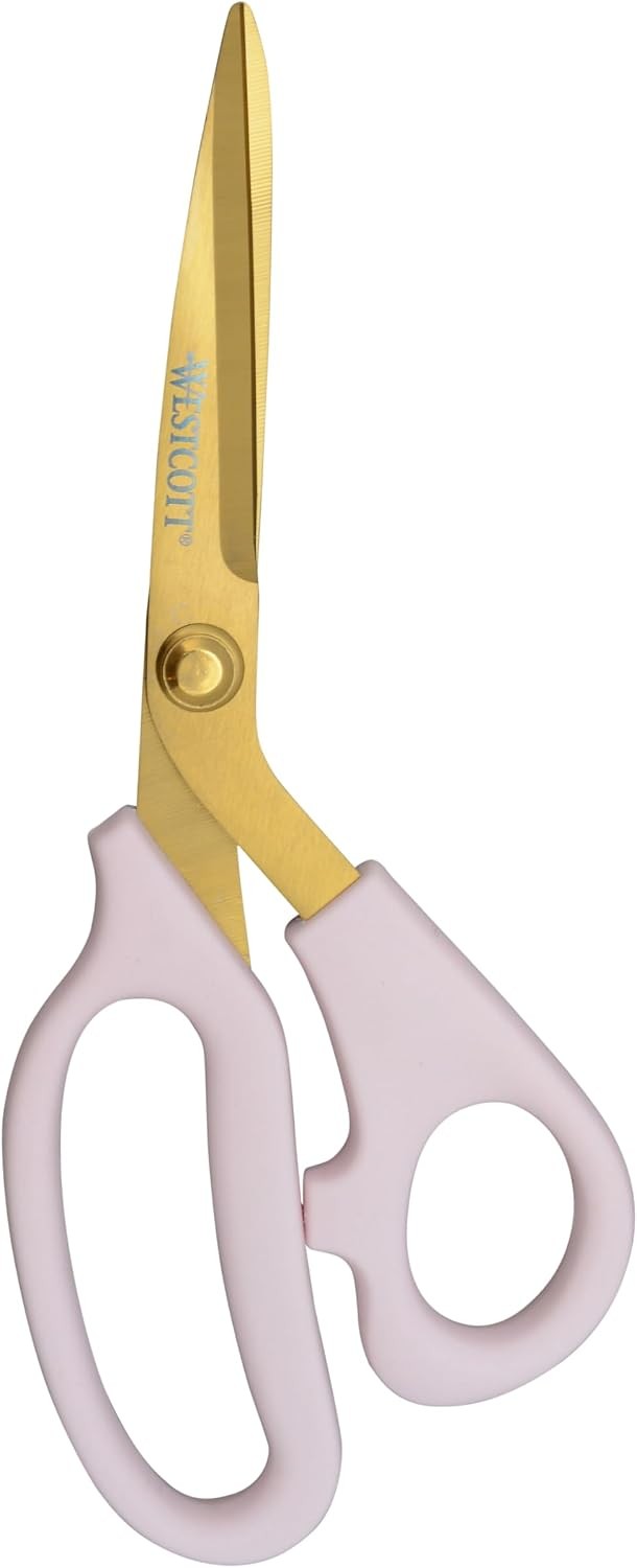 All-Purpose Kitchen Shears, Pink with Gold Blades - Durable Kitchen Shears