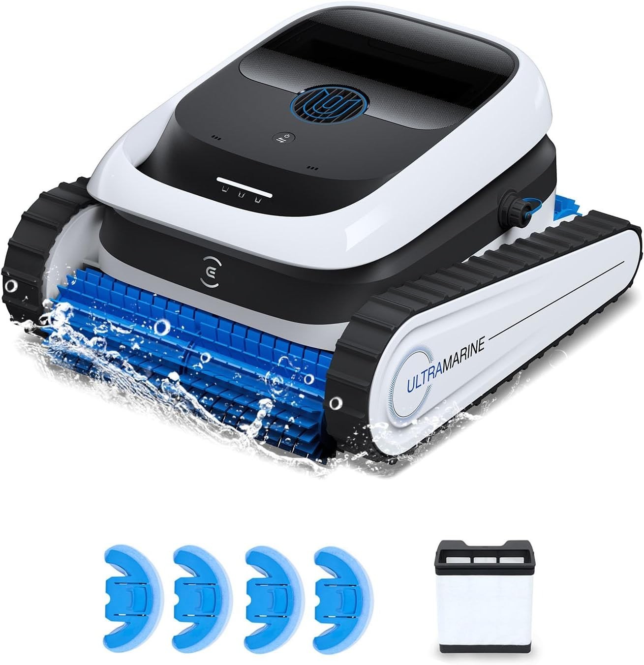 ECOVACS Ultramarine P1 Care Kit Cordless Robotic Pool Vacuum for Inground