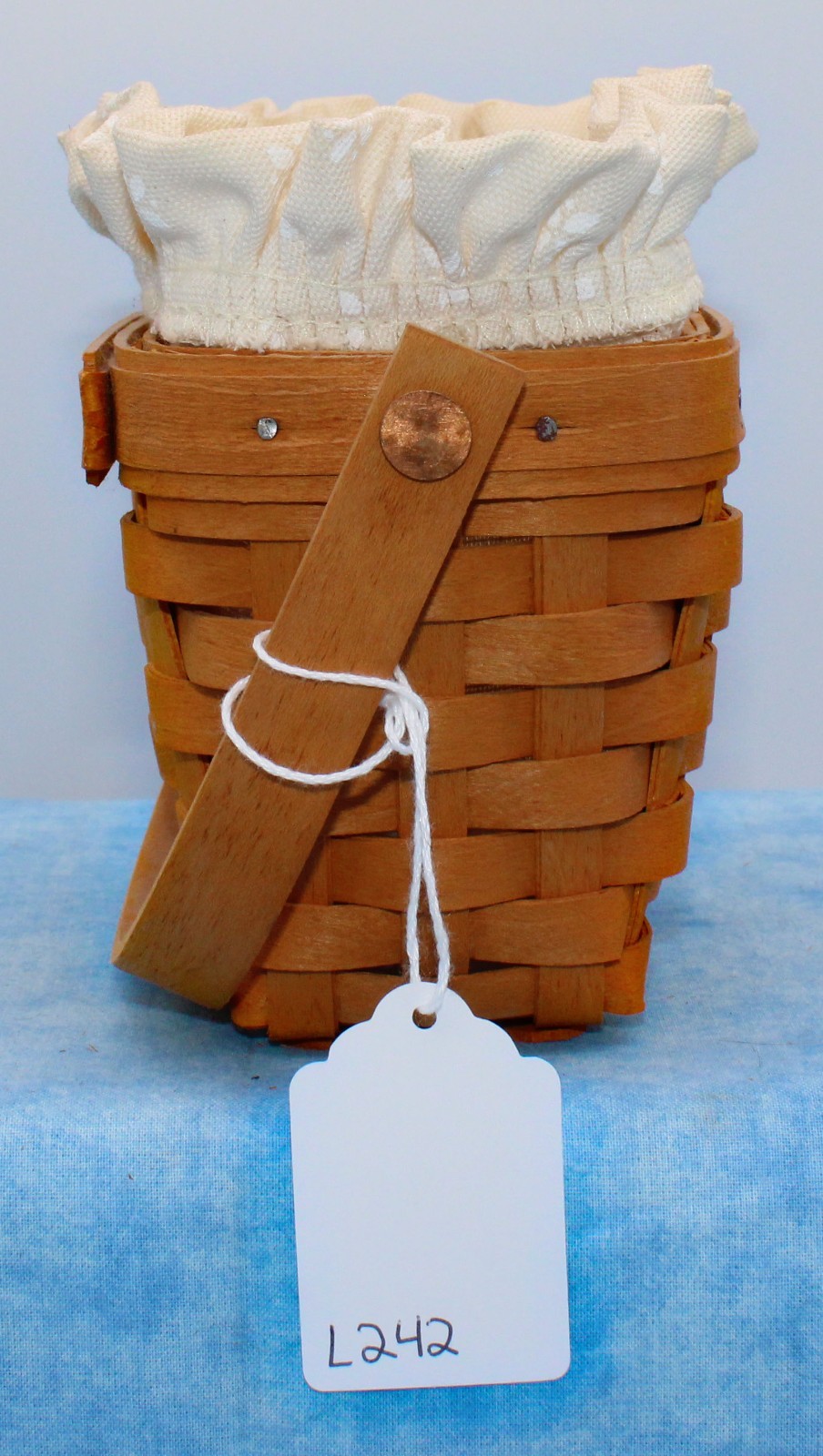1997 Longaberger Horizon of Hope Basket with Liner, Protector, Inserts