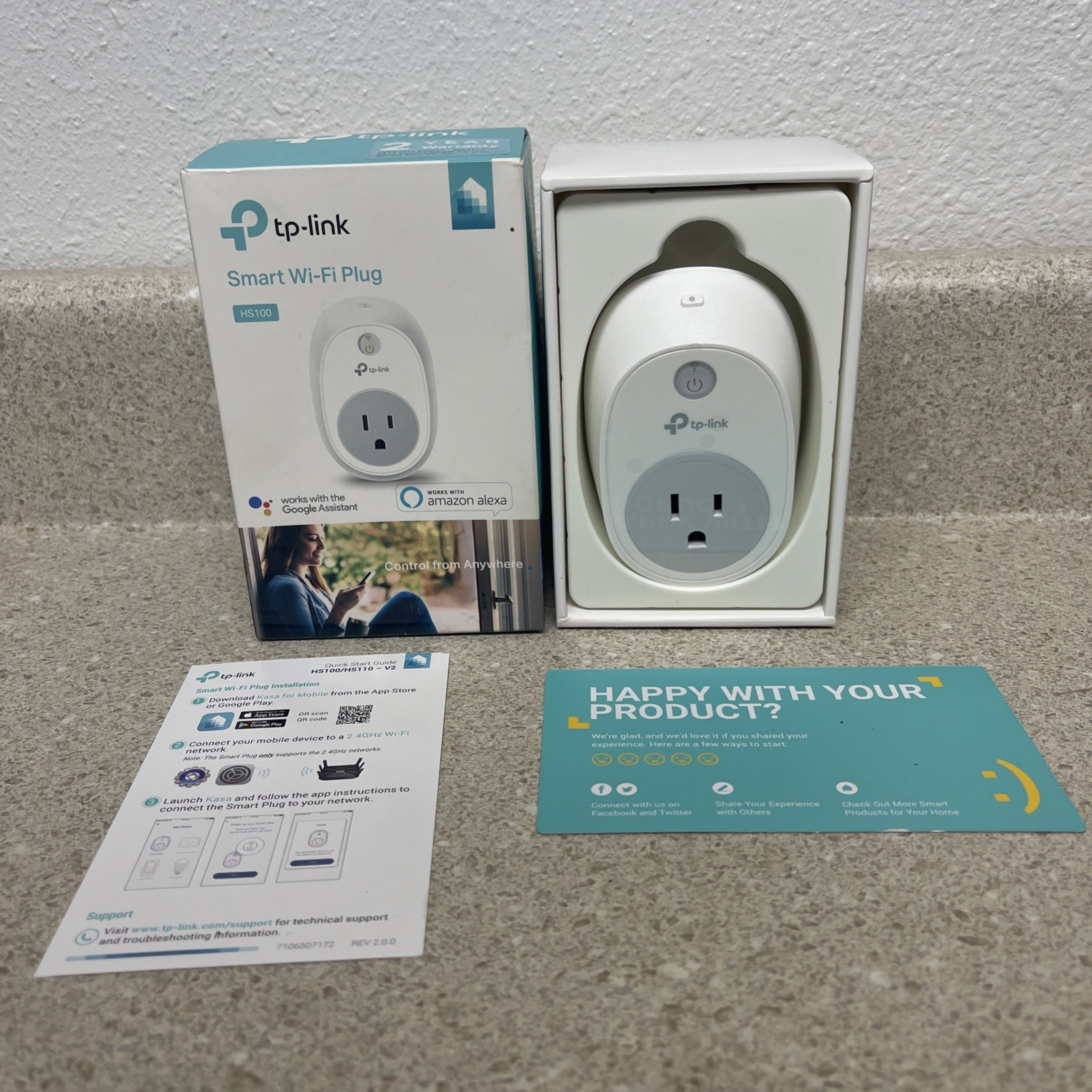TP-Link HS100 Smart Wi-Fi Plug Works with Alexa Google Home