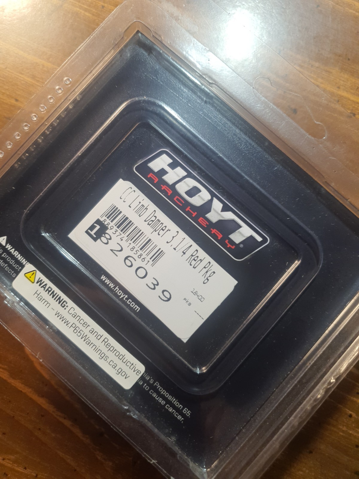 Hoyt Red Rx Dampeners 3.1/4