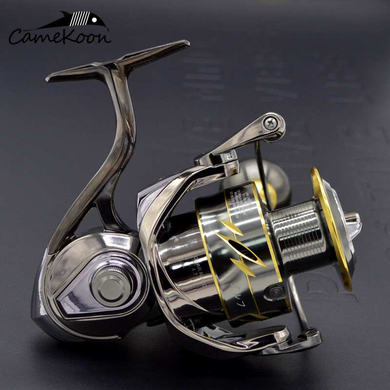 Rigid Metal Frame Screw-in Handle Anti-Corrosion Saltwater Fishing Spinning Reel