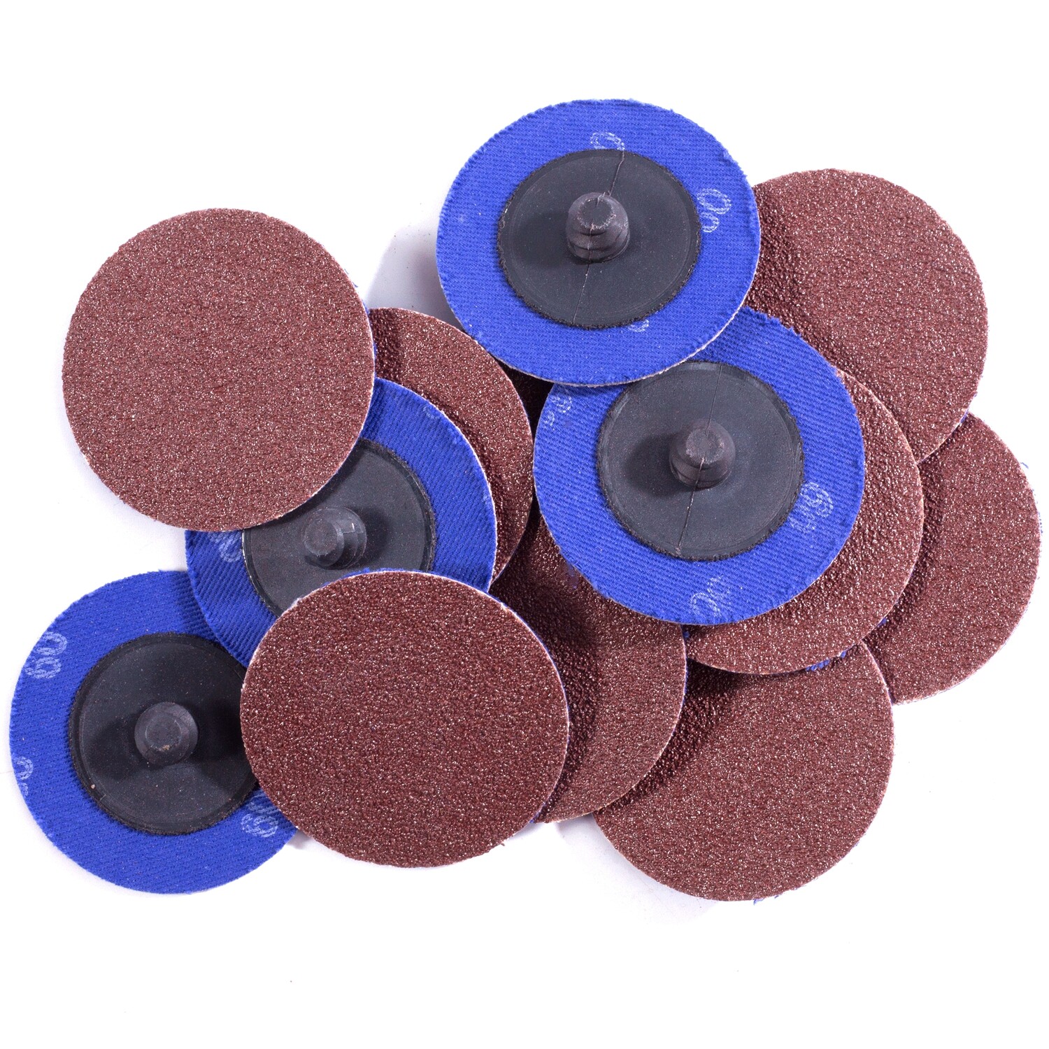 50 PCS 2 inch 80 Grit AO Quick Change Die Grinder R-Type Sanding Grinding Disc