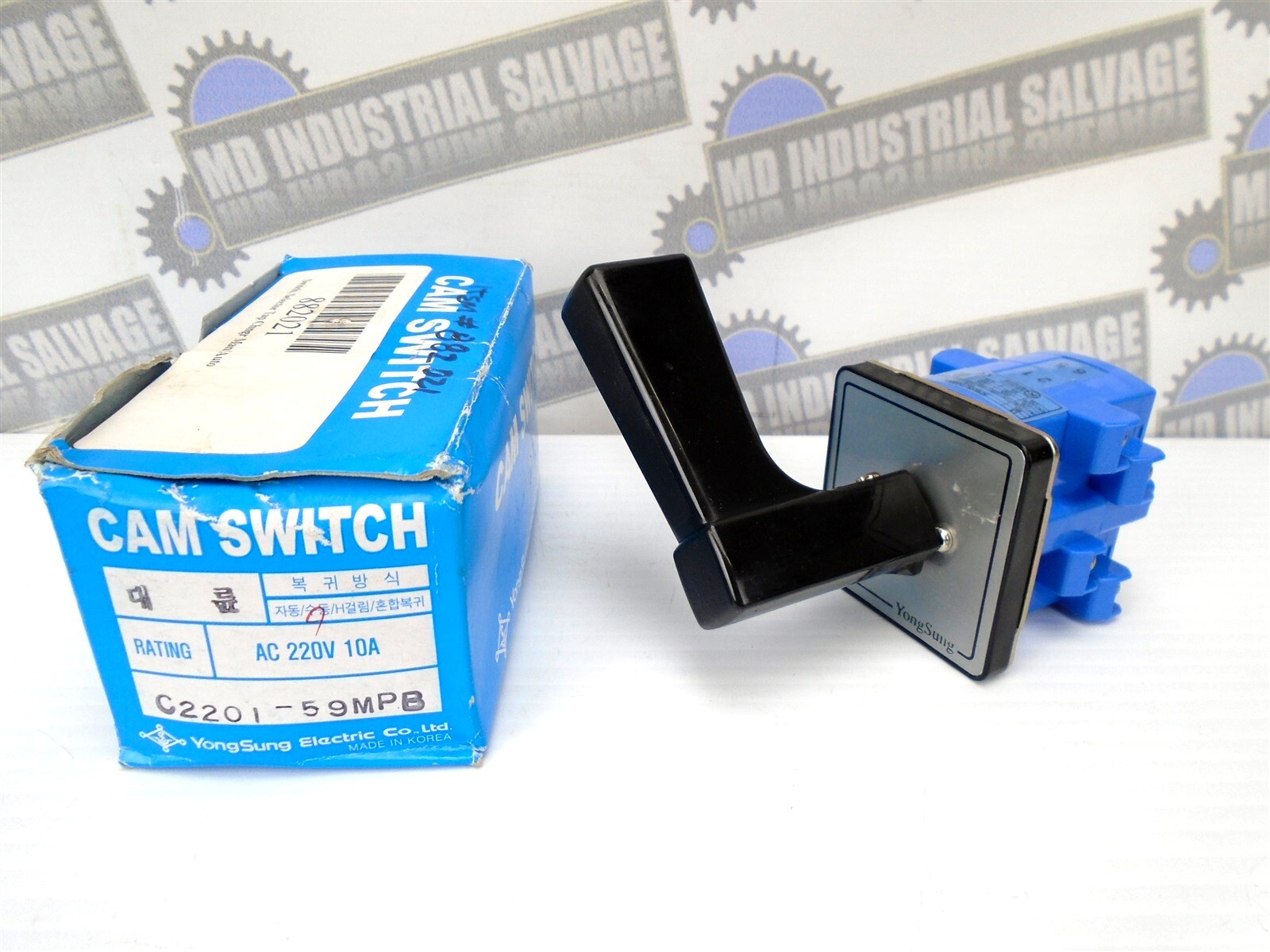 YongSung - C2201-59MPB - CAM SWITCH w/HANDLE Rating 120/220/480V - AC/DC - (NEW)