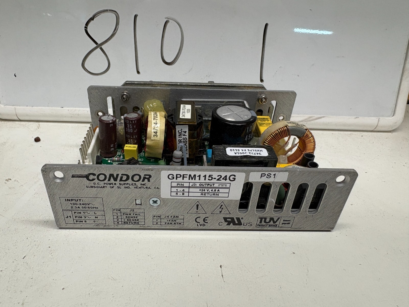 Condor GPFM115-24 AC/DC Power Supply Single-OUT