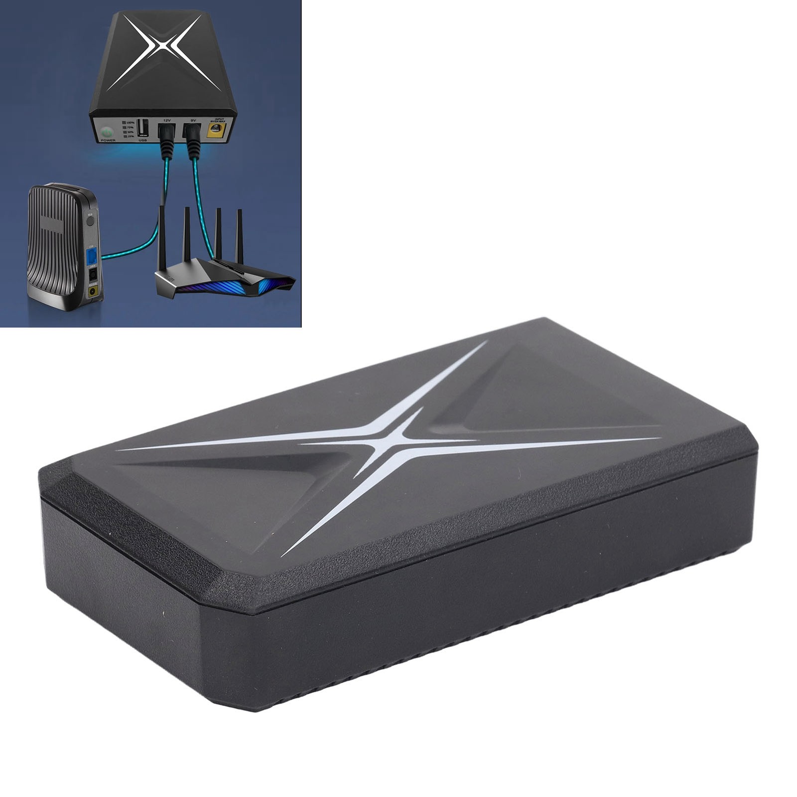 Mini UPS Battery Backup For Security Camera Router WiFi Premium