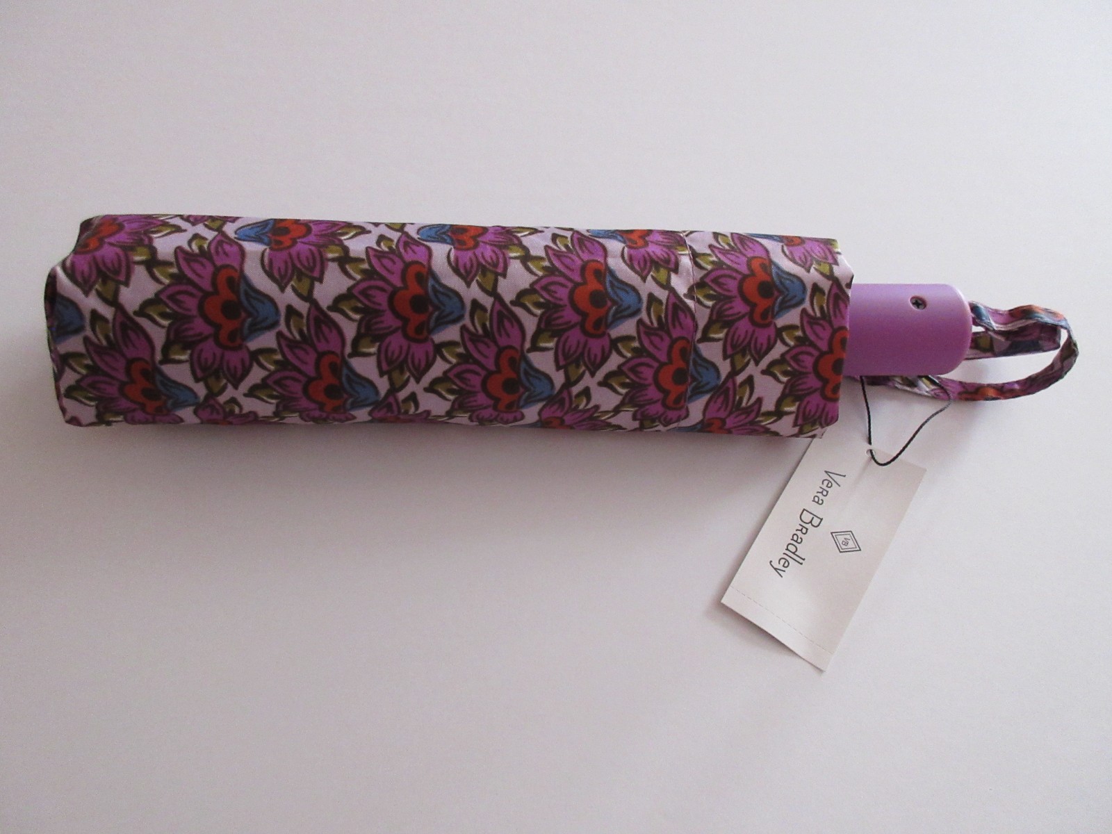 Vera Bradley Automatic Open/Close Umbrella Scaevola FanPrint New With Tag