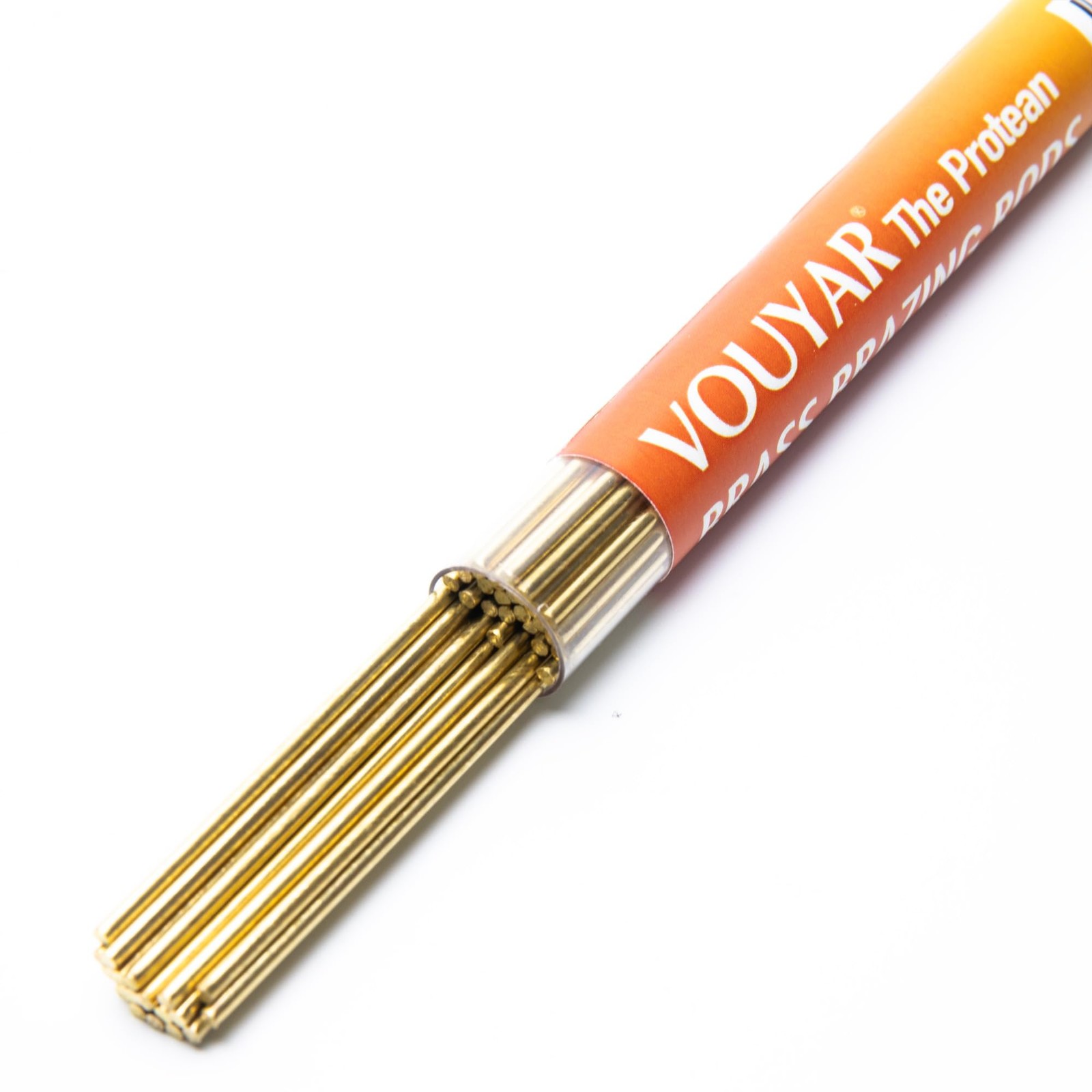 40 pcs Brass Brazing Rods Easy Flow Welding Rods Solid Round Sticks Diameter ...