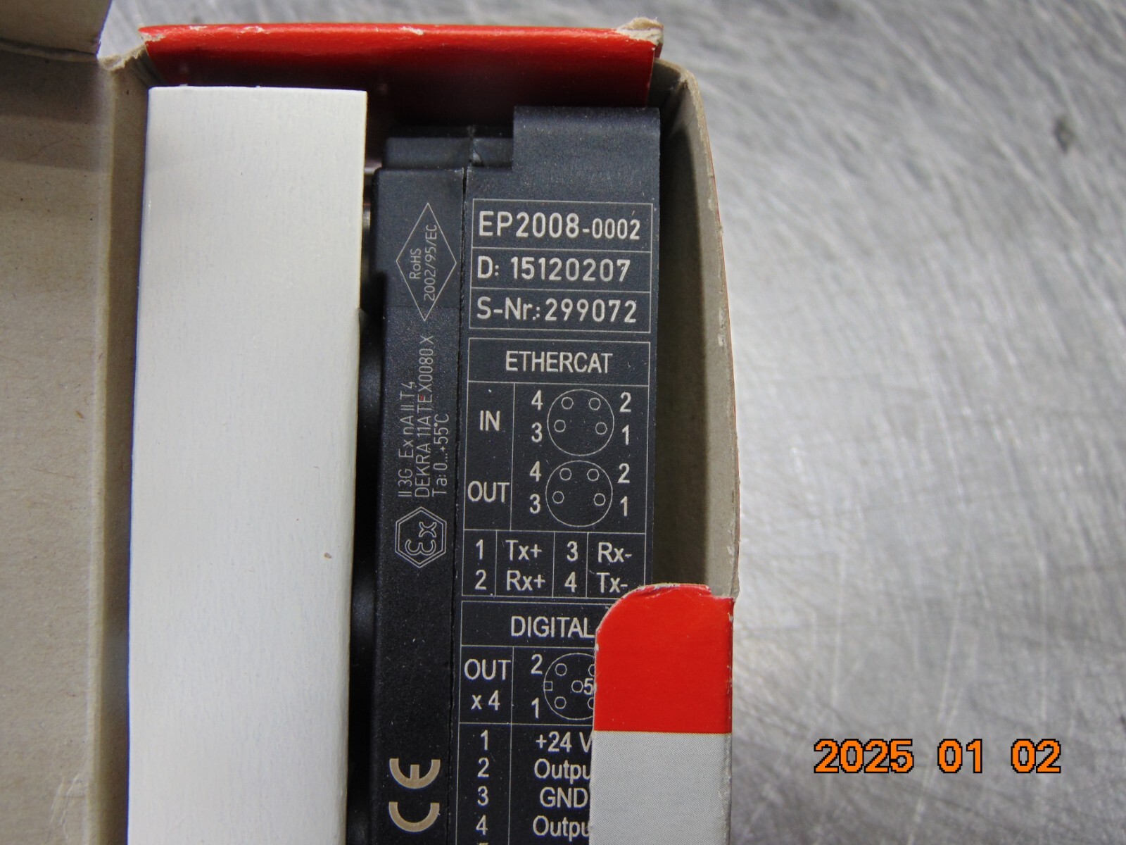 NEW Beckhoff EP2008-0002 EtherCAT Box USA SELLER