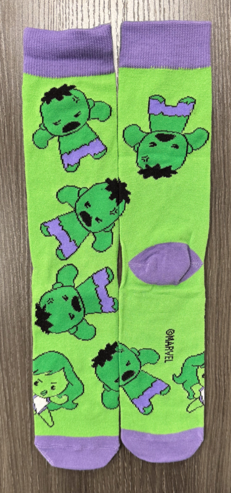 Brand New - One Size Fits Most - Marvel - Chibi - 6 Pair Crew Socks