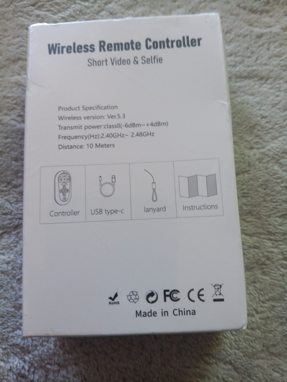 NEW Wireless Remote Controller iOS/Android Bluetooth Remote Control TikTokSealed