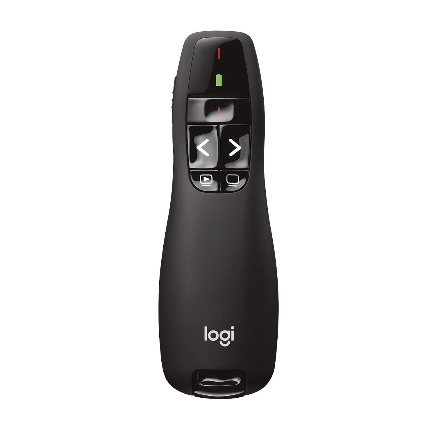 Wireless Presentation Clicker Remote with Laser Pointer - USB-A PowerPoint Prese