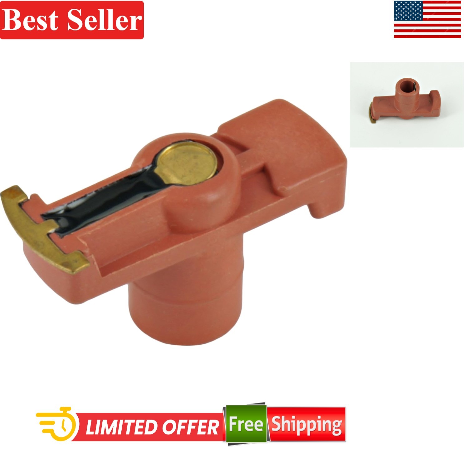 Distributor Rotor Compatible With Cars Vehicle Specific Chrome