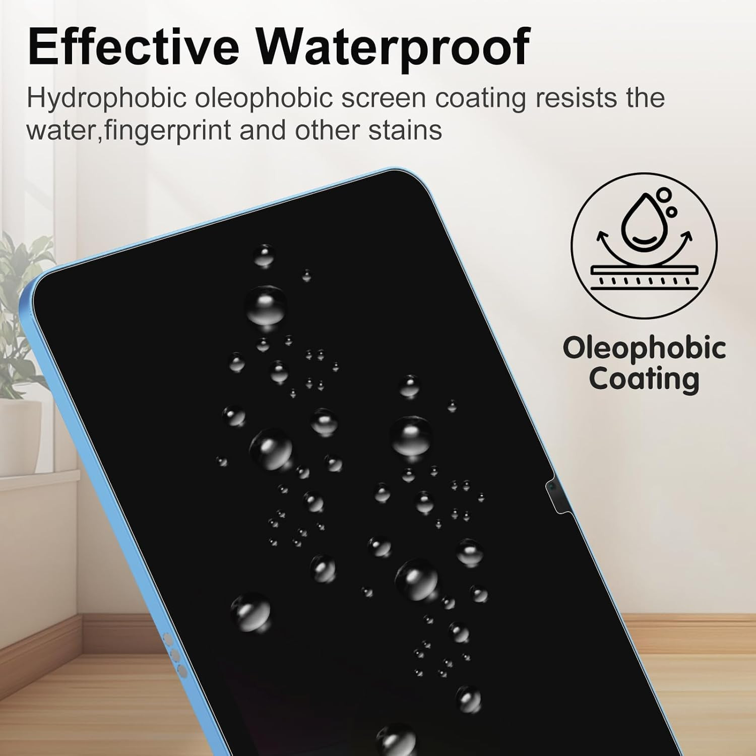 360° 4 Way Privacy Screen Protector for iPad A16 11th/ 10th Generation (11/10.9