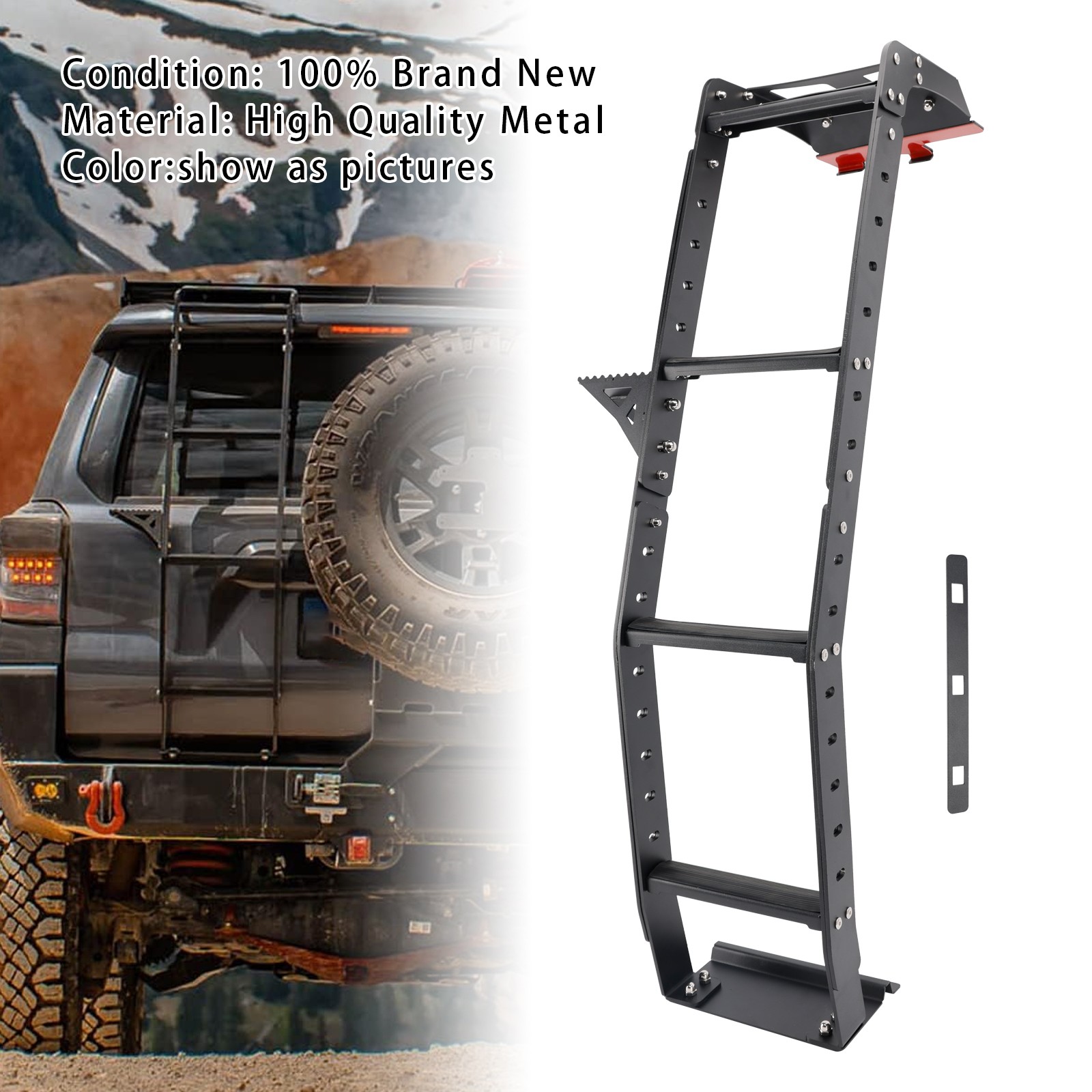 5th Gen Tailgate Ladder Rear Fit Toyota 4Runner 2010-2020