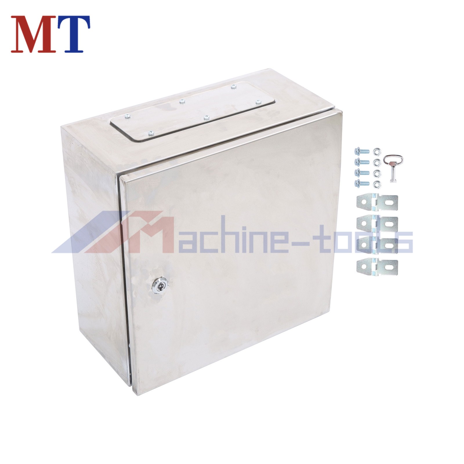 Enclosure 16x16x8'' NEMA 4X Stainless Steel IP65 Waterproof Electrical Box