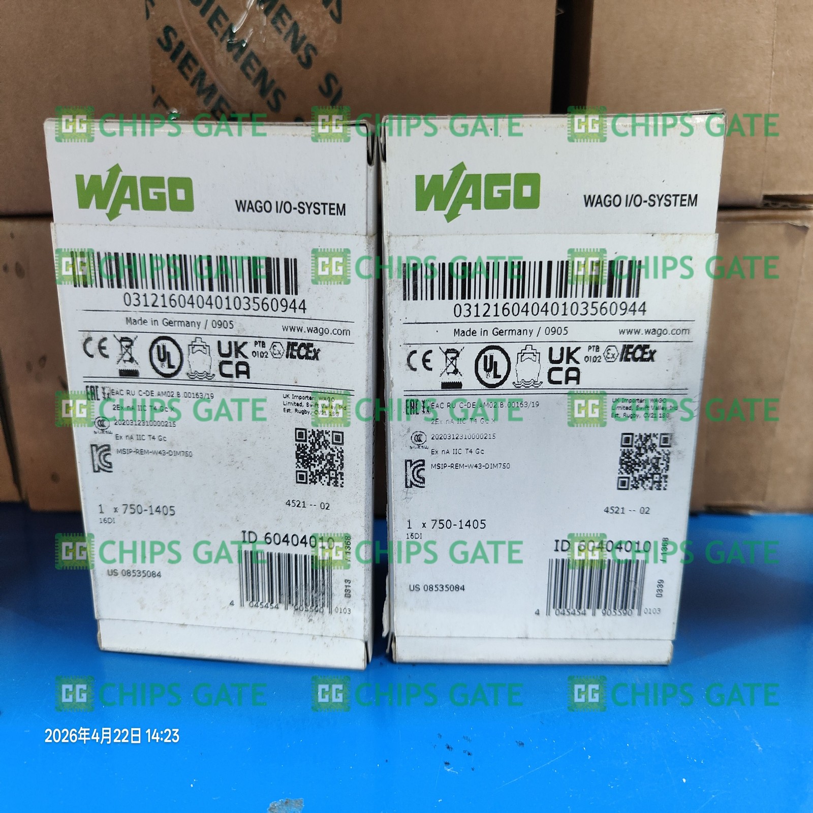NEW SEALED WAGO 750-1405 Digital Input Module 16-Channel