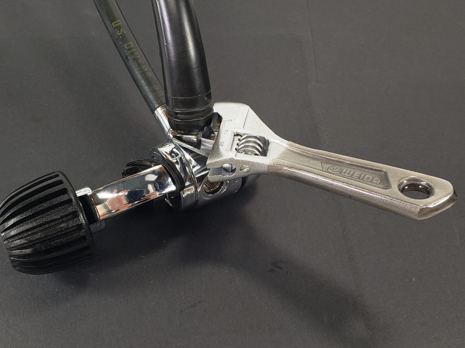 Scuba Dive 5.5" Thin Jaw Head Stubby Adjustable Crescent Wrench Tool 5"