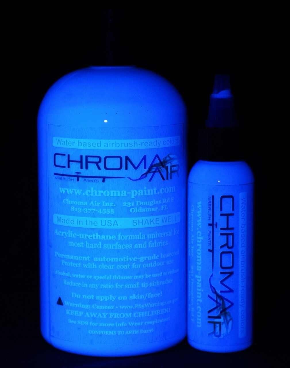 ChromaAir Paints: Fluorescent Blue