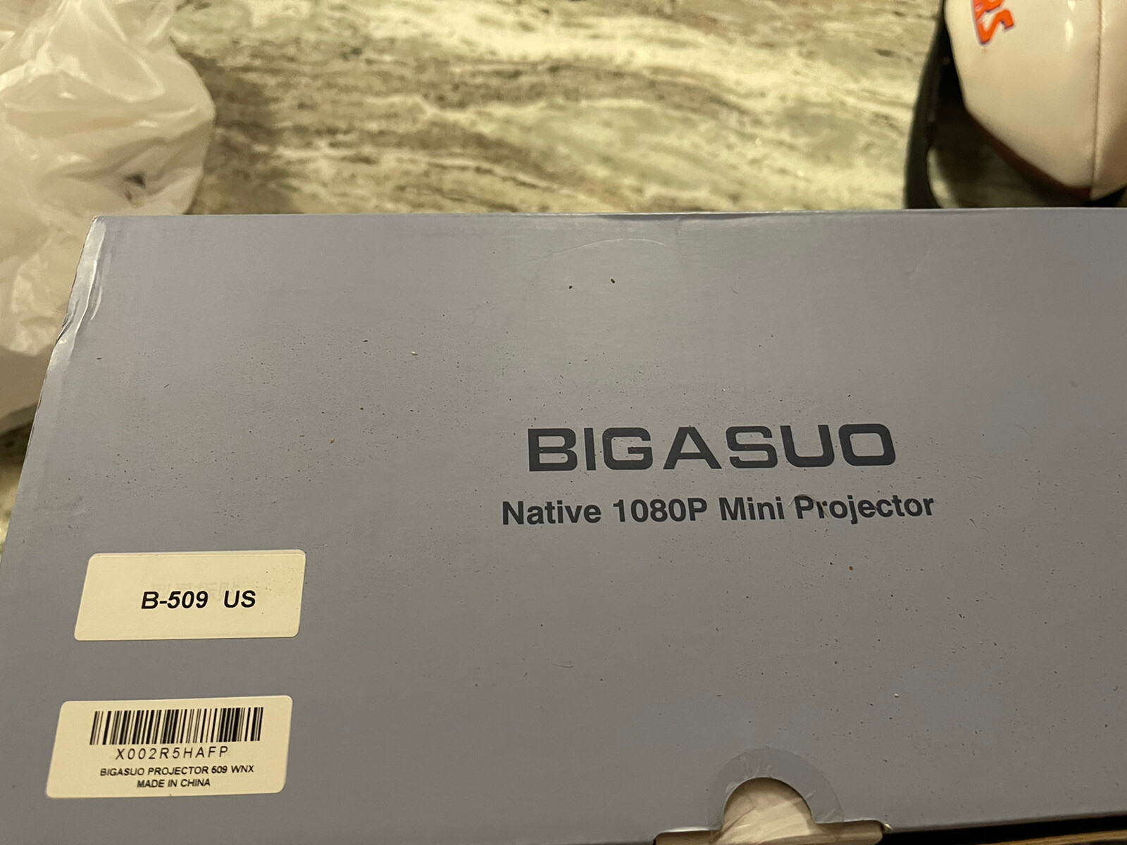Bigasuo Native 1080P Mini Projector B509 NIB Sealed