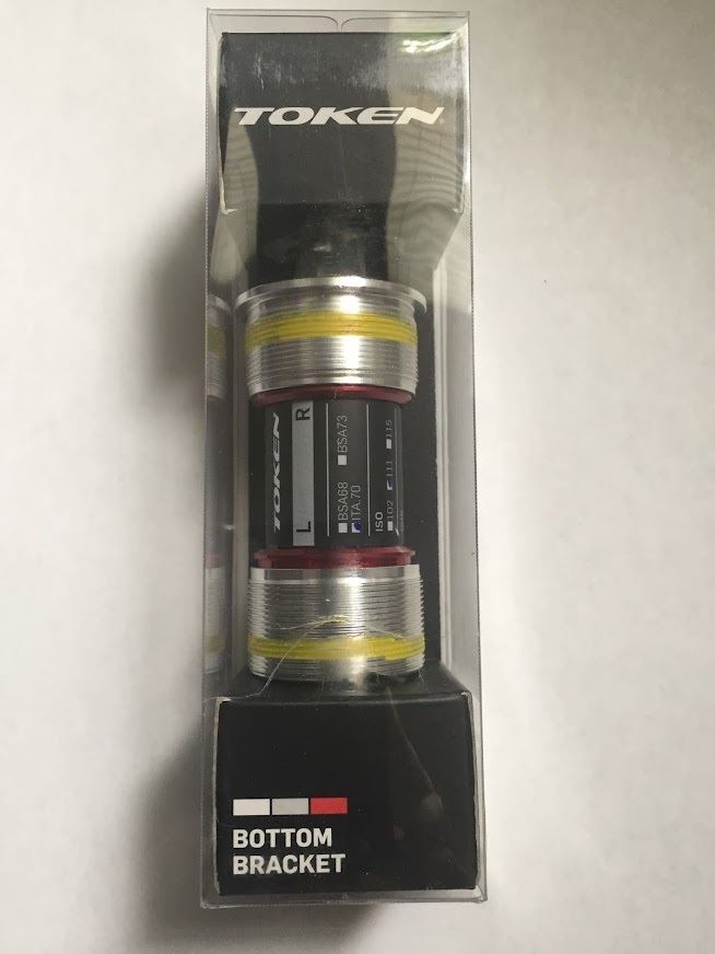 TOKEN ISO Square Bottom Bracket BB ITA 36mmx24T, 111mm