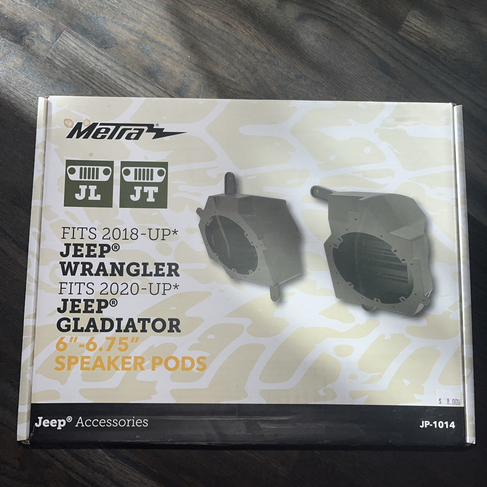 JP-1014 Replacement Speaker Pods Jeep Wrangler JL 2018-2021 Wrangler Gladiator